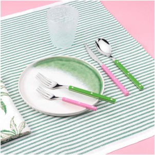 Bugatti Allegra Forchetta da Tavola Verde Foliage Opaco Pezzo Singolo