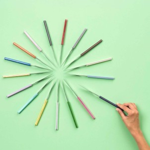 Bugatti Allegra Coltello da Tavola Blu Notte Opaco Pezzo Singolo