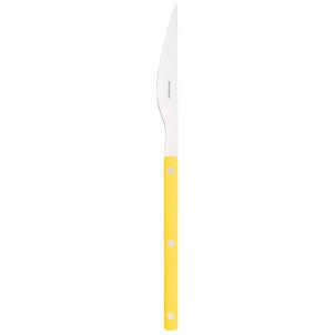 Bugatti Allegra Coltello da Tavola Giallo Opaco Pezzo Singolo