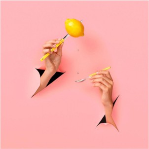 Bugatti Allegra Coltello da Tavola Giallo Opaco Pezzo Singolo