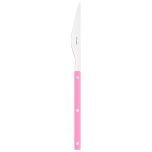 Bugatti Allegra Coltello da Tavola Rosa Opaco Pezzo Singolo