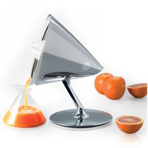 Bugatti Vita Acciaio SpremiAgrumi 0,6L Cono Grande e Piccolo Inclinabile 60°