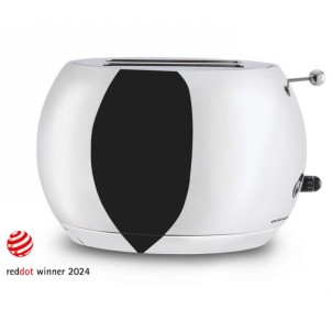 Bugatti Romeo Acciaio Inox Lucido Tostapane Espulsione Automatica Cassetto Briciole Designer Andreas Seegatz