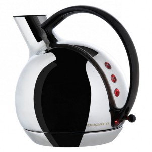 Bugatti Giulietta Acciaio Inox Lucido Bollitore Elettrico 1,2L Filtro Anticalcare Designer Andreas Seegatz