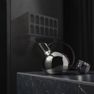 Bugatti Giulietta Acciaio Inox Lucido Bollitore Elettrico 1,2L Filtro Anticalcare Designer Andreas Seegatz