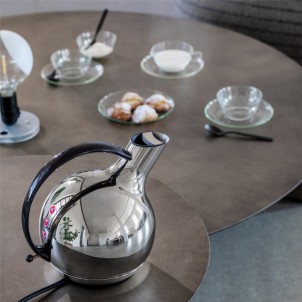 Bugatti Giulietta Acciaio Inox Lucido Bollitore Elettrico 1,2L Filtro Anticalcare Designer Andreas Seegatz