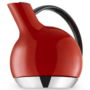 Bugatti Giulietta Rosso Lucido Bollitore Elettrico 1,2L Filtro Anticalcare Designer Andreas Seegatz