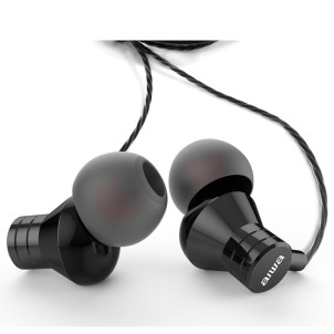 Aiwa ESTM-50 Black Auricolari con Microfono e Comando