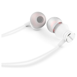 Aiwa ESTM-50WT White Auricolari con Microfono e Comando