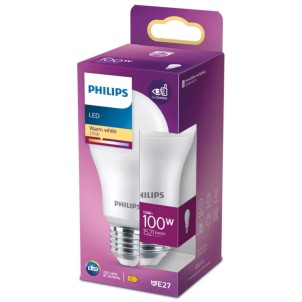 Philips LED Goccia SM E27 13W 230V 1521lm 2700K Lampadina LED Equivalente 100W
