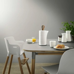 Eva Solo Portarotolo da Cucina Inox Cinturino in Pelle Tools Design