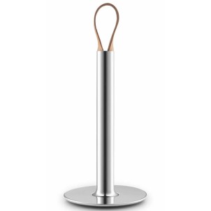 Eva Solo Portarotolo da Cucina Inox Cinturino in Pelle Tools Design