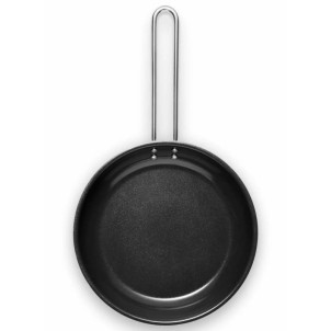 Eva Solo Padella 28cm Stainless Steel Inox Riciclato 90% Antiaderente Ceramica x Gas Elettrico Induzione Forno