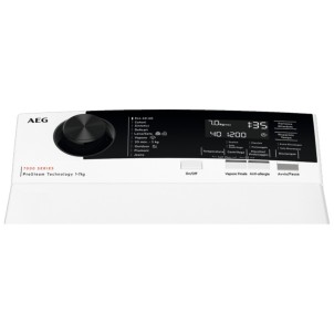 AEG LTR7E37S Lavatrice Carica dall'Alto 7Kg 1250giri ProSteam SoftOpening DisplayLCD S.7000