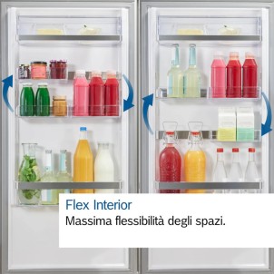 Bosch KGN39AIAU Inox Frigorifero Combinato 203x60 NoFrost VitaFresh 0°C Inverter Silent 29dB Maniglie Serie6