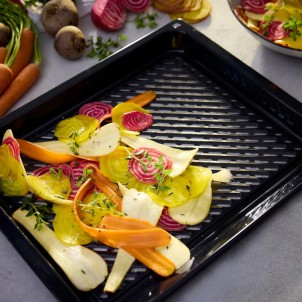 Bosch HEZ629070 Teglia Air Fry e Grill Accessorio per Forno Lavabile in lavastoviglie