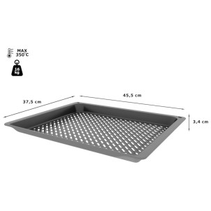 Bosch HEZ629070 Teglia Air Fry e Grill Accessorio per Forno Lavabile in lavastoviglie
