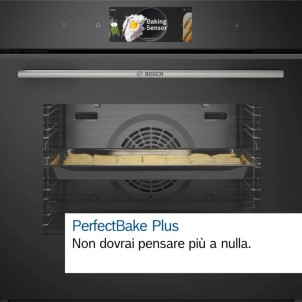 Bosch HRG7764B1 Forno Incasso Multifunzione Impulsi Vapore 20 Modalità 30-300°C 4D Pirolitico SoftClose Serie8 TopSelection