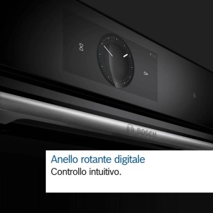 Bosch HRG7764B1 Forno Incasso Multifunzione Impulsi Vapore 20 Modalità 30-300°C 4D Pirolitico SoftClose Serie8 TopSelection