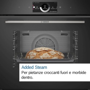 Bosch HRG7764B1 Forno Incasso Multifunzione Impulsi Vapore 20 Modalità 30-300°C 4D Pirolitico SoftClose Serie8 TopSelection