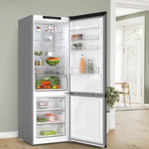 Bosch KGN49OCAF Acciao Antracite Frigorifero Combinato 203x70 NoFrost VitaFresh 0°C Inverter Serie4 TopSelection