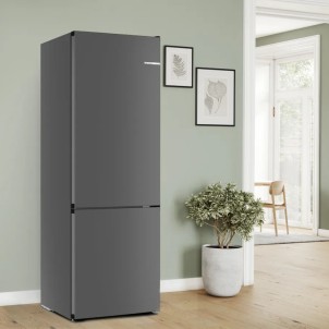 Bosch KGN49OCAF Acciao Antracite Frigorifero Combinato 203x70 NoFrost VitaFresh 0°C Inverter Serie4 TopSelection