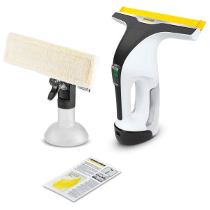 Karcher WV 6 Plus Aspira Gocce Lavavetri Bocchetta 28 cm Autonomia 100 min Flacone Spray Panno Microfibra