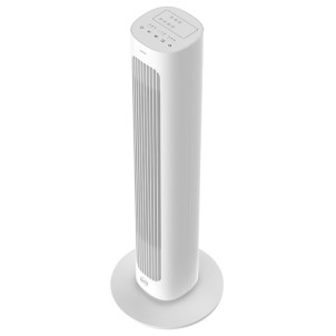 Argo Astrid Bianco Ventilatore a Torre Rotazione 70° 4 Velocità 3 Modalità Timer Telecomando