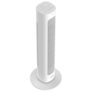 Argo Astrid Bianco Ventilatore a Torre Rotazione 70° 4 Velocità 3 Modalità Timer Telecomando