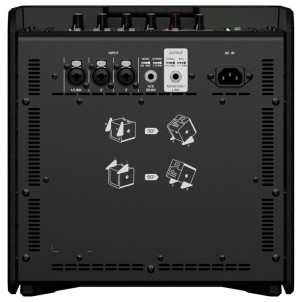 Yamaha STAGEPAS 200BTR Cassa Amplificata per DJ Musicisti Conferenze 180W Mixer Digitale 5 canali Bluetooth Ricaricabile