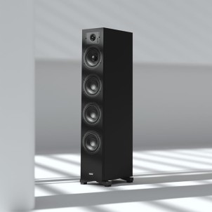 Indiana Line Diva 6 B Black Coppia Casse Pavimento 160W 3vie T2,6 M15 3xW15 BassReflex