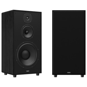 Indiana Line Utah 5 Black Coppia Casse Pavimento 160W 3vie T2,6 M15 W27 DualBassReflex