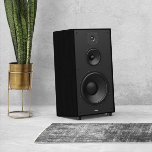 Indiana Line Utah 5 Black Coppia Casse Pavimento 160W 3vie T2,6 M15 W27 DualBassReflex