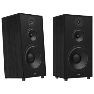 Indiana Line Utah 5 Black Coppia Casse Pavimento 160W 3vie T2,6 M15 W27 DualBassReflex