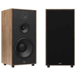 Indiana Line Utah 5 Wood Coppia Casse Pavimento 160W 3vie T2,6 M15 W27 DualBassReflex