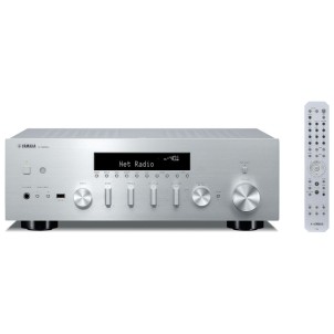 Yamaha R-N600A Silver SintoAmplificatore Network MusicCast Wi-Fi DAB 80Wx2