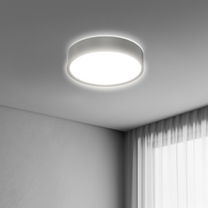 Century BCL-2440GR Blanca Luxe Grey 40cm Plafoniera Led 24W 2250lm 3000K-4000K-6500K