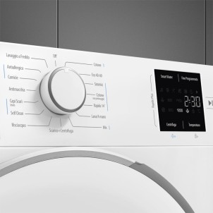 Smeg WM84SEA Lavatrice 60cm 8Kg 1400giri Vapore Rapido14min CaricoVariabile MotoreInverter
