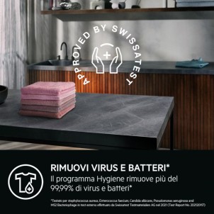 AEG LR9FA104SY Lavatrice 60cm 10Kg 1400giri CareDrum ProSteam AbsoluteCare SoftWater MotoreOKOInverter Serie9000