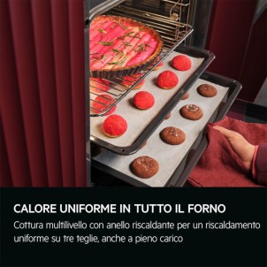 AEG NBU5P41SK Nero Forno Incasso Multifunzione 9Cotture 45Auto SurroundCook Pirolitico Serie5000