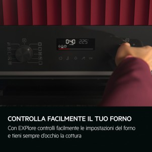 AEG NBU5P41SK Nero Forno Incasso Multifunzione 9Cotture 45Auto SurroundCook Pirolitico Serie5000