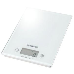 Kenwood WEP60.000WH Bianca Pesa Alimenti Elettronica Max8Kg Frazione 1g Superficie Vetro