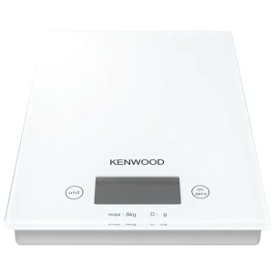 Kenwood WEP60.000WH Bianca Pesa Alimenti Elettronica Max8Kg Frazione 1g Superficie Vetro