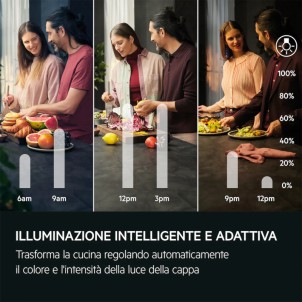 AEG PA9000VT90 Black Matt Cappa Verticale 90cm AutoSense SilenceTech AuroraTech Serie9000PremierLine