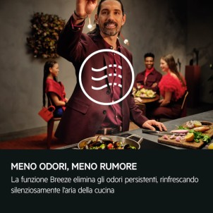 AEG PA9000VT90 Black Matt Cappa Verticale 90cm AutoSense SilenceTech AuroraTech Serie9000PremierLine