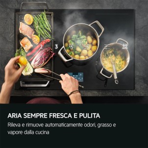 AEG PA9000VT90 Black Matt Cappa Verticale 90cm AutoSense SilenceTech AuroraTech Serie9000PremierLine