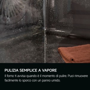 AEG PO9000ST Nero Forno Incasso Multifunzione 100%Vapore Sottovuoto CookSmartTouch+8" Termosonda Serie9000PremierLine