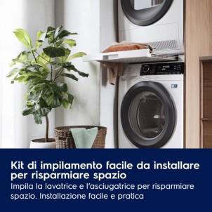 Electrolux E1WYHSK2 Kit di Impilaggio Lavatrice Asciugatrice con Ripiano Estraibile