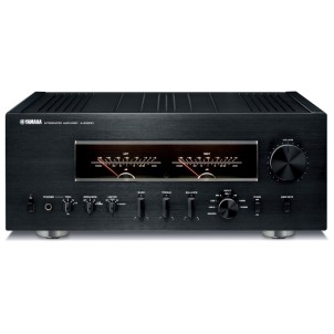 Yamaha A-S3200 Black-Piano Amplificatore HiEnd 170W x2 Circuiti Bilanciati Toroidale Struttura Rigida Vu-Meter