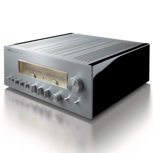 Yamaha A-S3200 Silver-Piano Amplificatore HiEnd 170Wx2 Circuiti Bilanciati Toroidale Struttura Rigida Vu-Meter